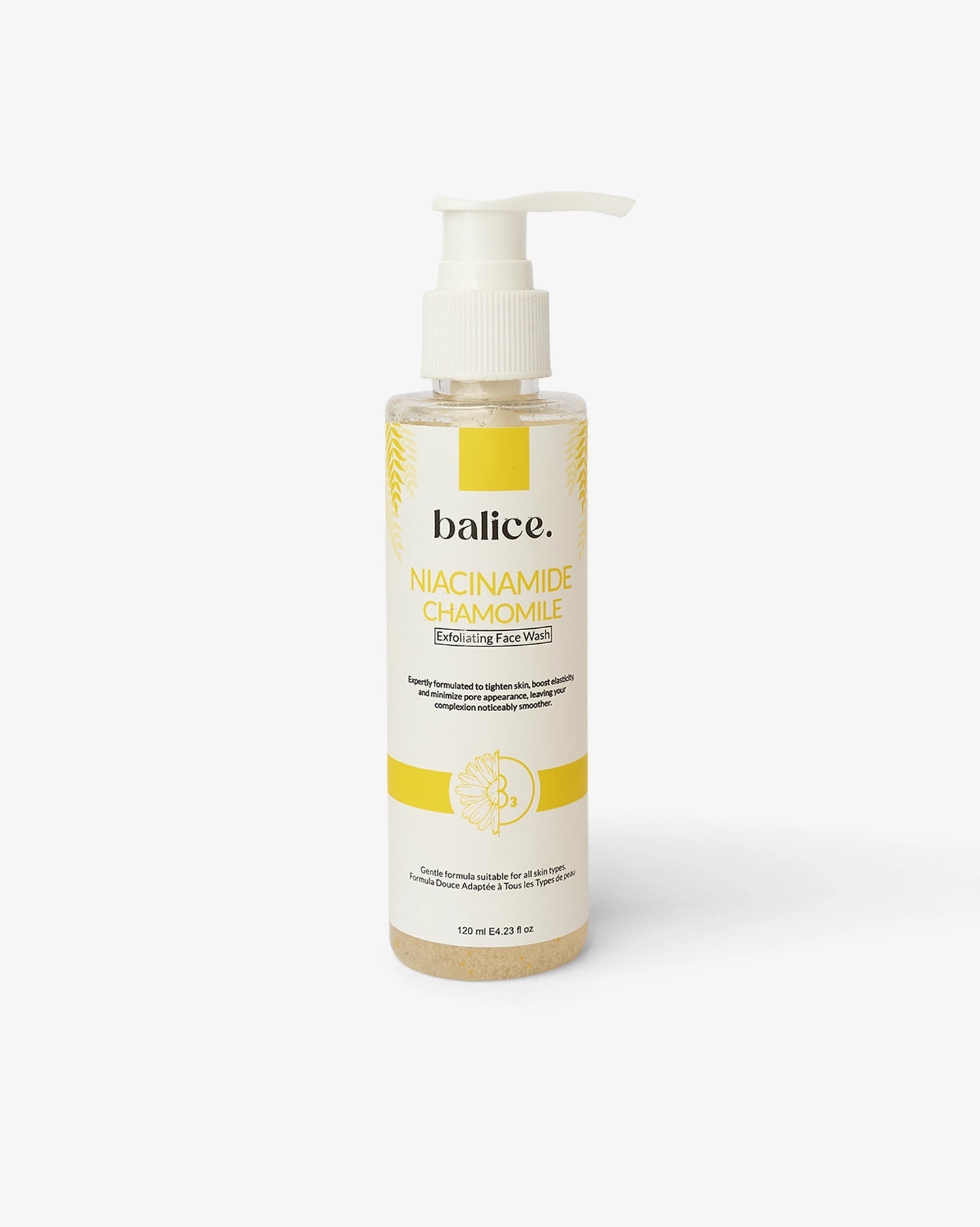 Niacinamide Chamomile Exfoliating Face Wash - Balice cosmetics